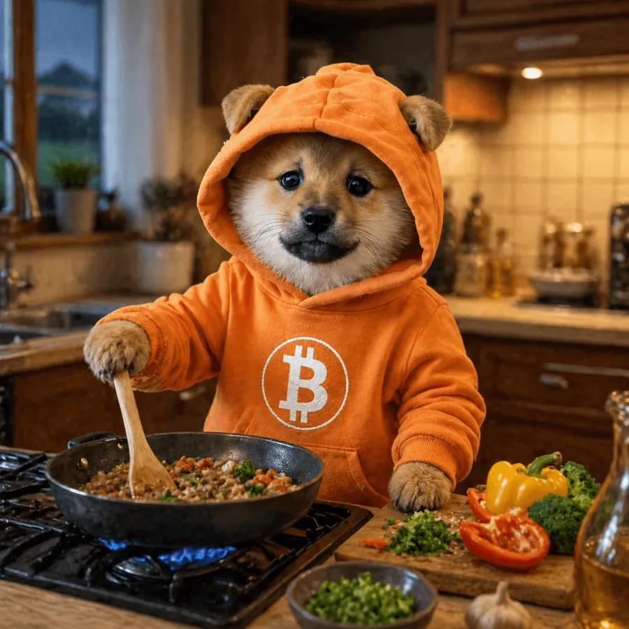 The DOG puppy cooking — plans in the making